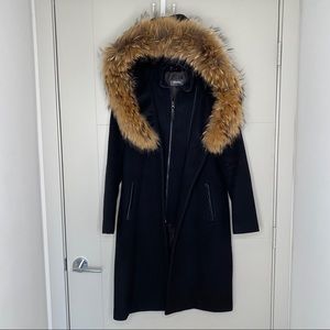 Mackage Mila Wool & Fur Jacket